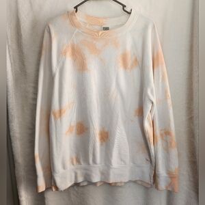 PINK tie dye oversized sweatshirt S